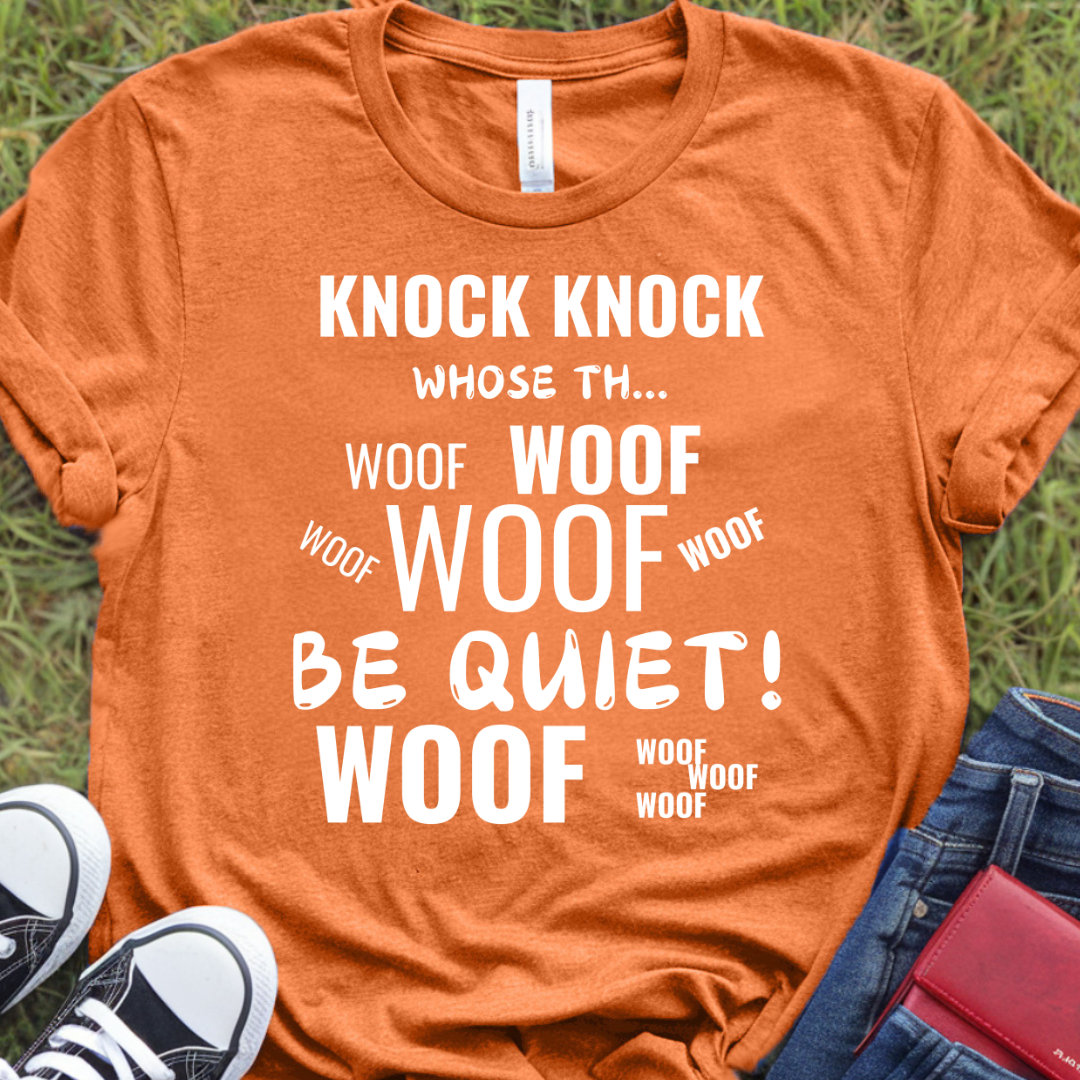 Knock knock woof woof