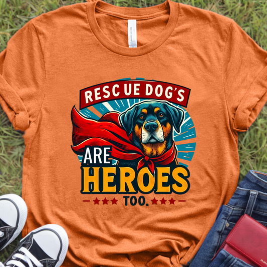 Rescue dogs are heroes too