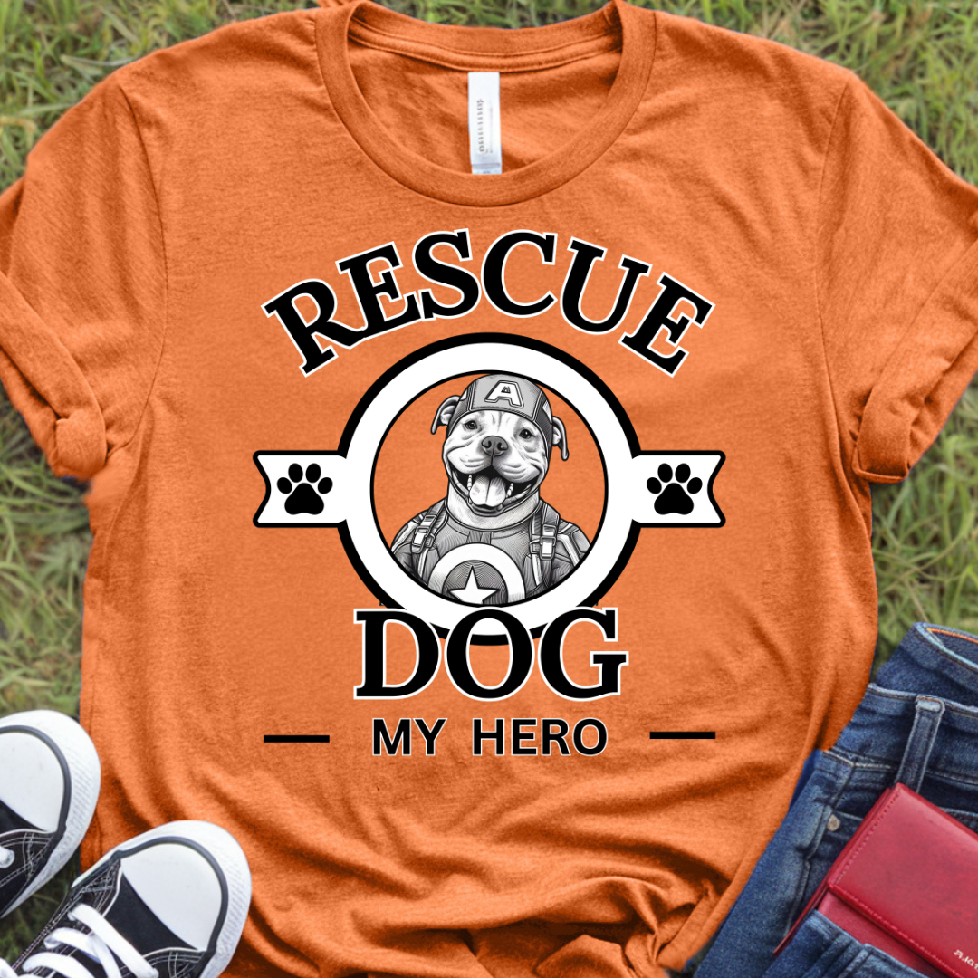 Rescue dog my hero Pit