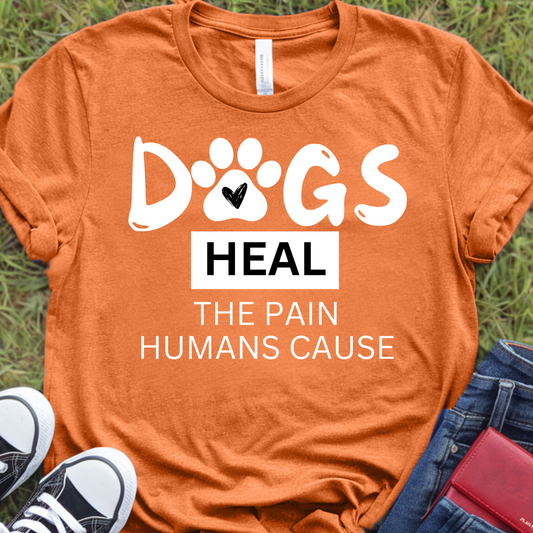 Dogs heal the pain humans cause