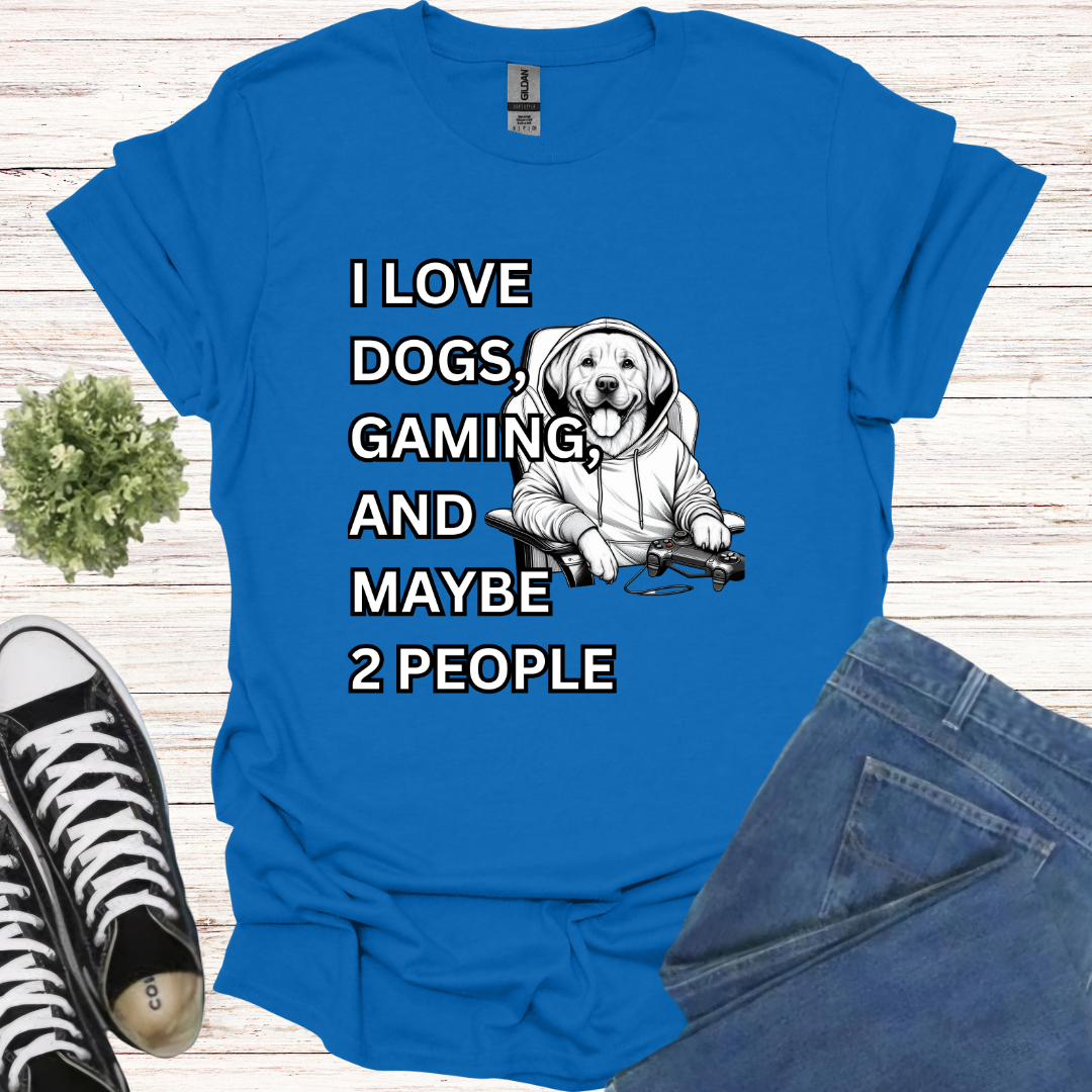 I love dogs, gaming, and maybe 2 people Lab