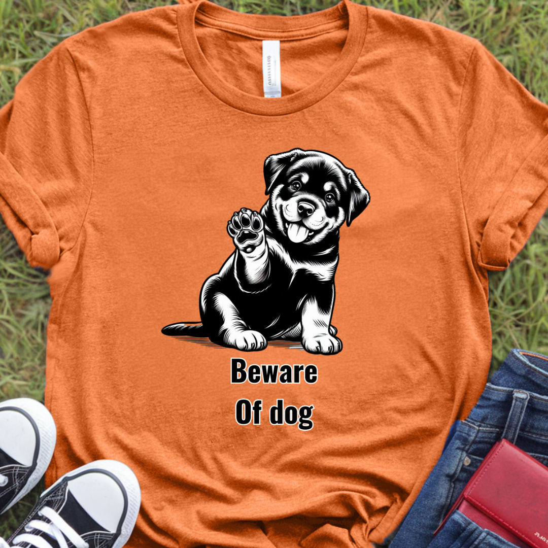 Beware of dog rottweiler