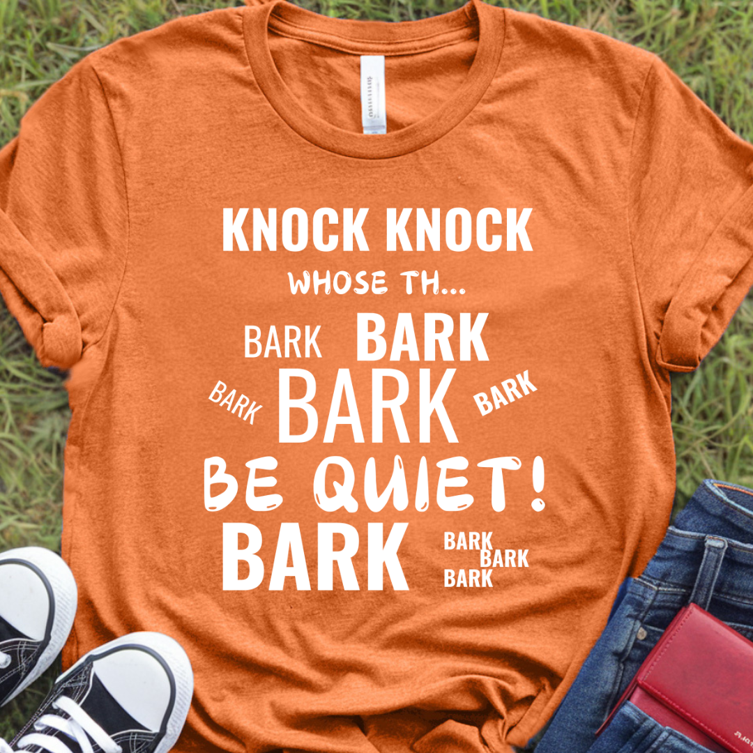 Knock knock Bark bark