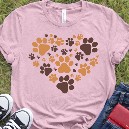 Paw Love Heart