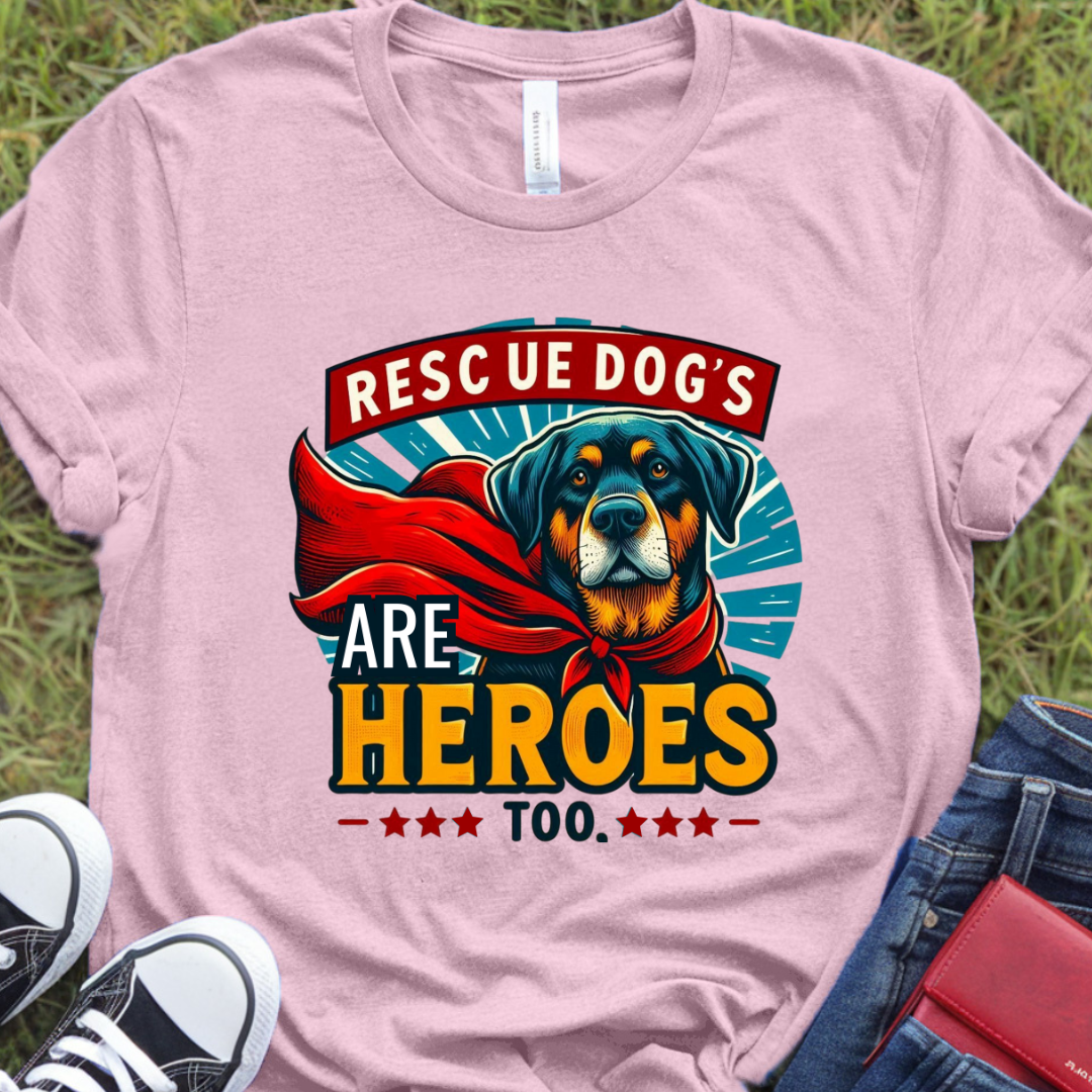 Rescue dogs are heroes too