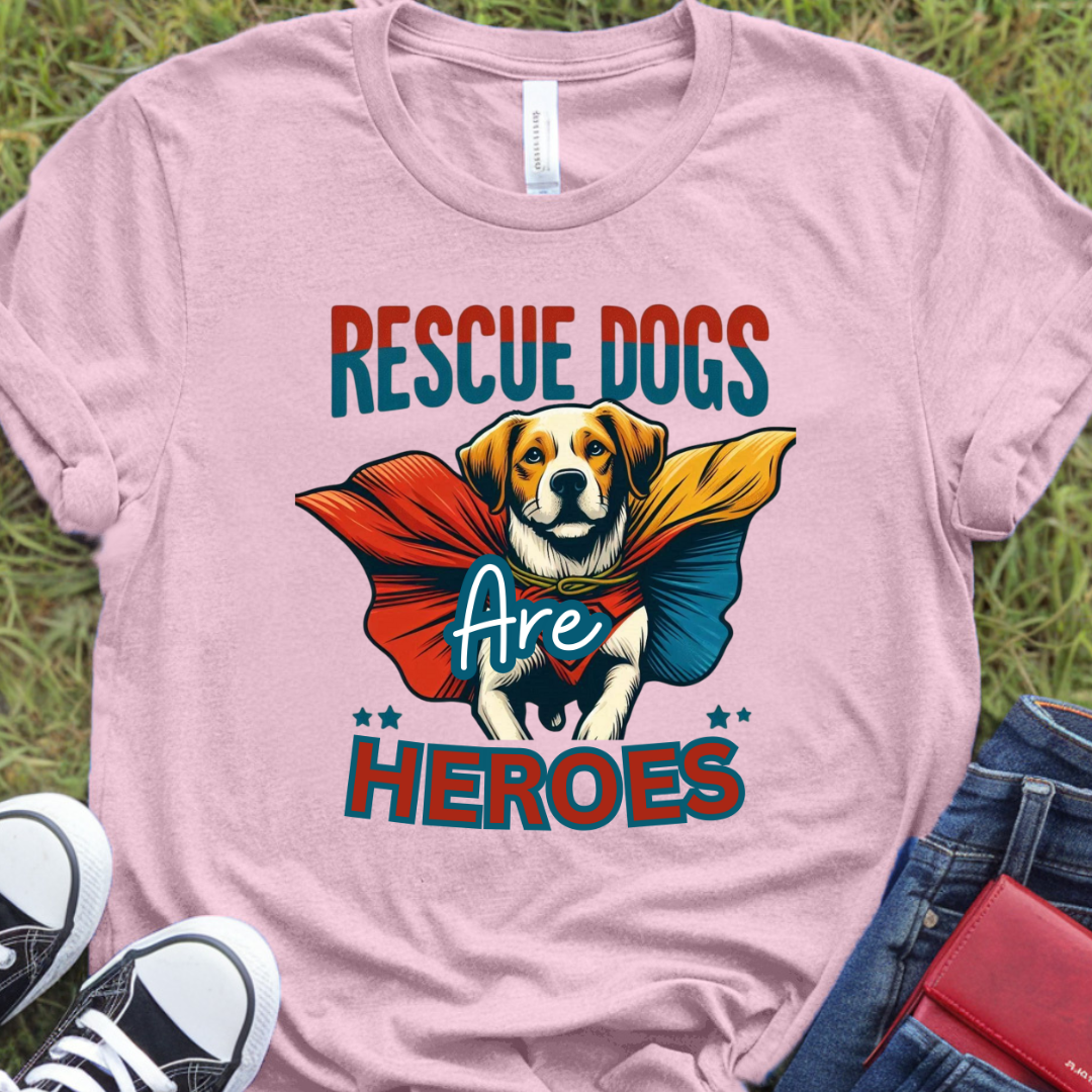 Rescue dogs are heroes too