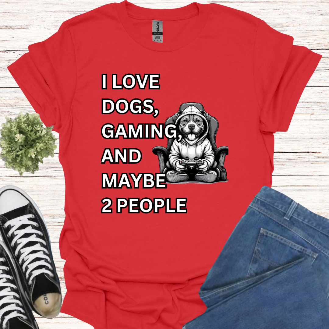 I love dogs, gaming, and maybe 2 people Pit