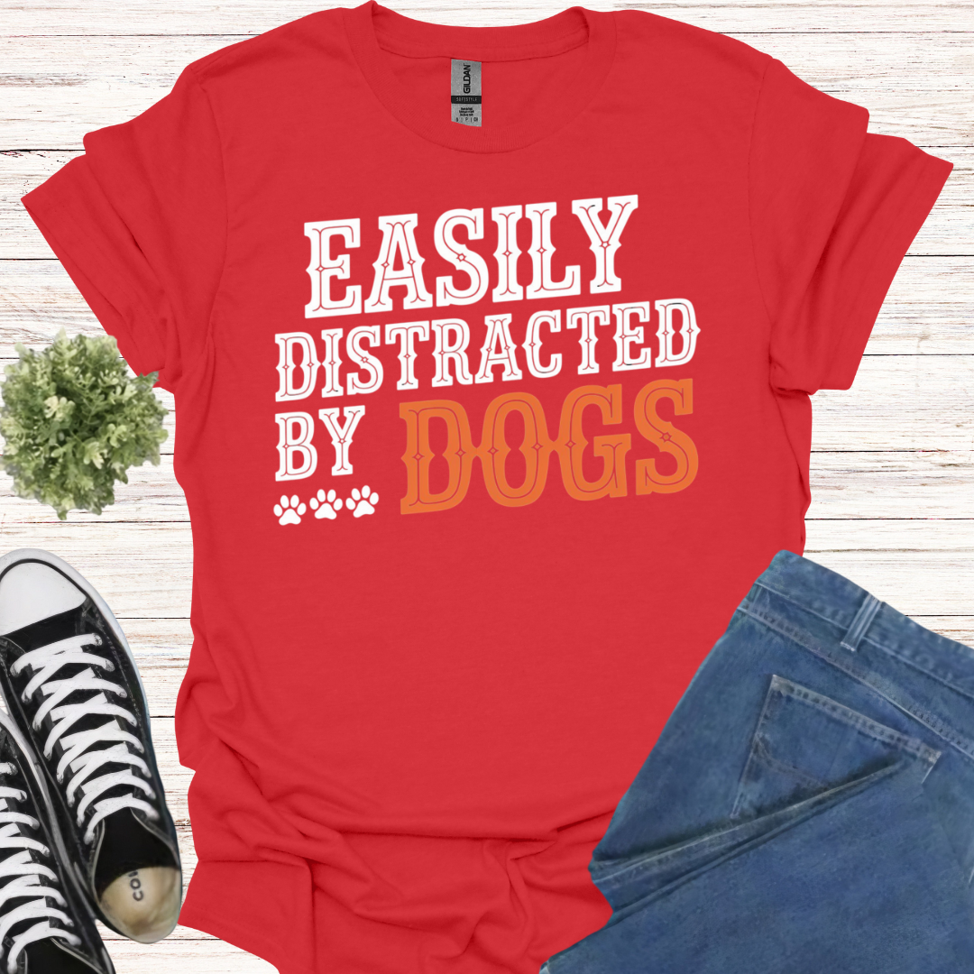 Easily distracted by dogs