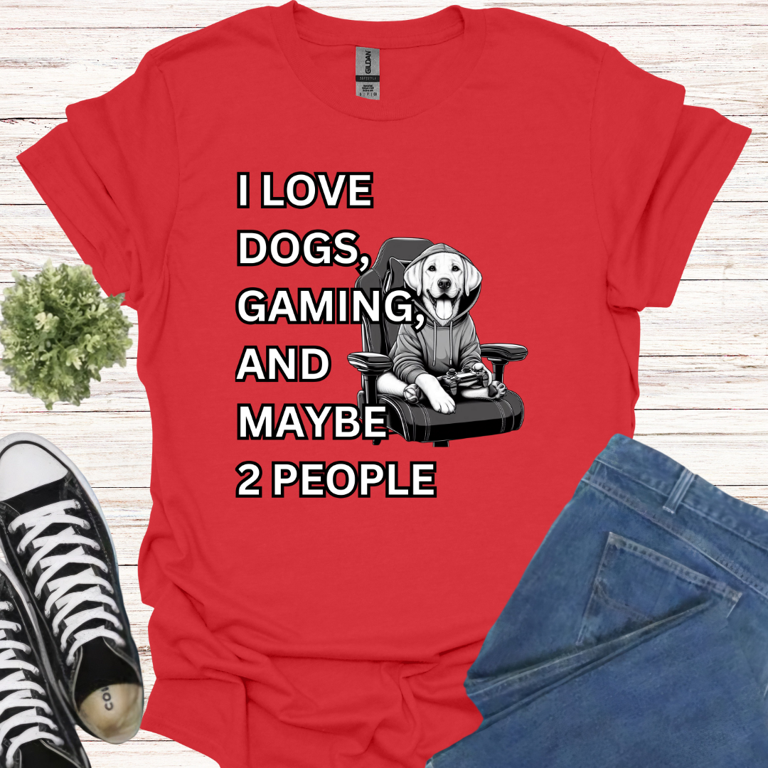 I love dogs, gaming, and maybe 2 people Lab