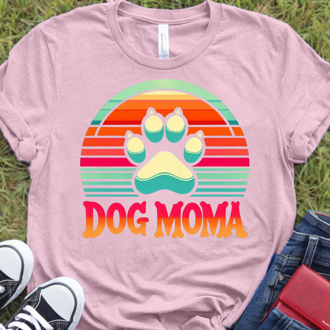 Dog Moma sunset paw