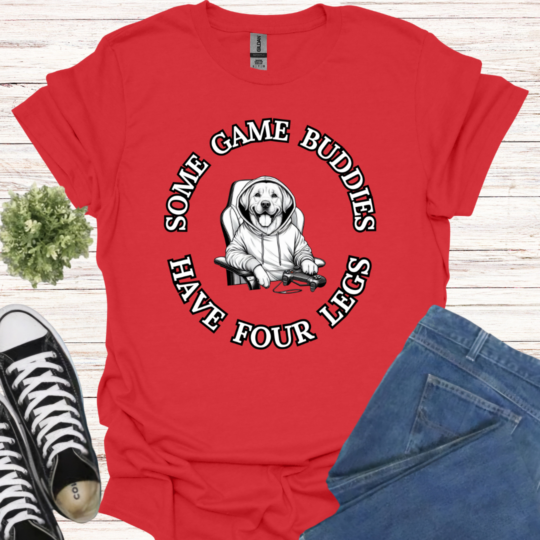 Some game buddies have four legs Lab