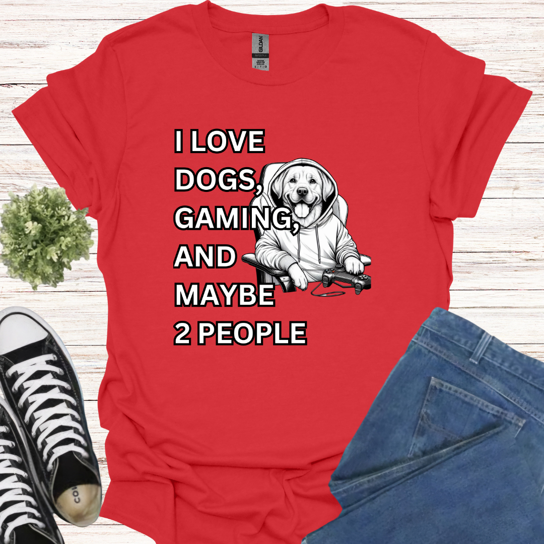 I love dogs, gaming, and maybe 2 people Lab