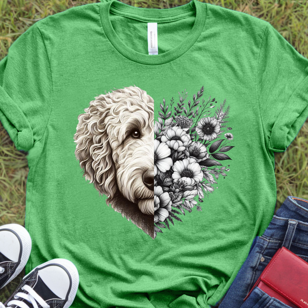 Goldendoodle heart