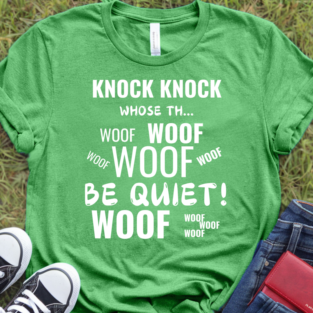 Knock knock woof woof