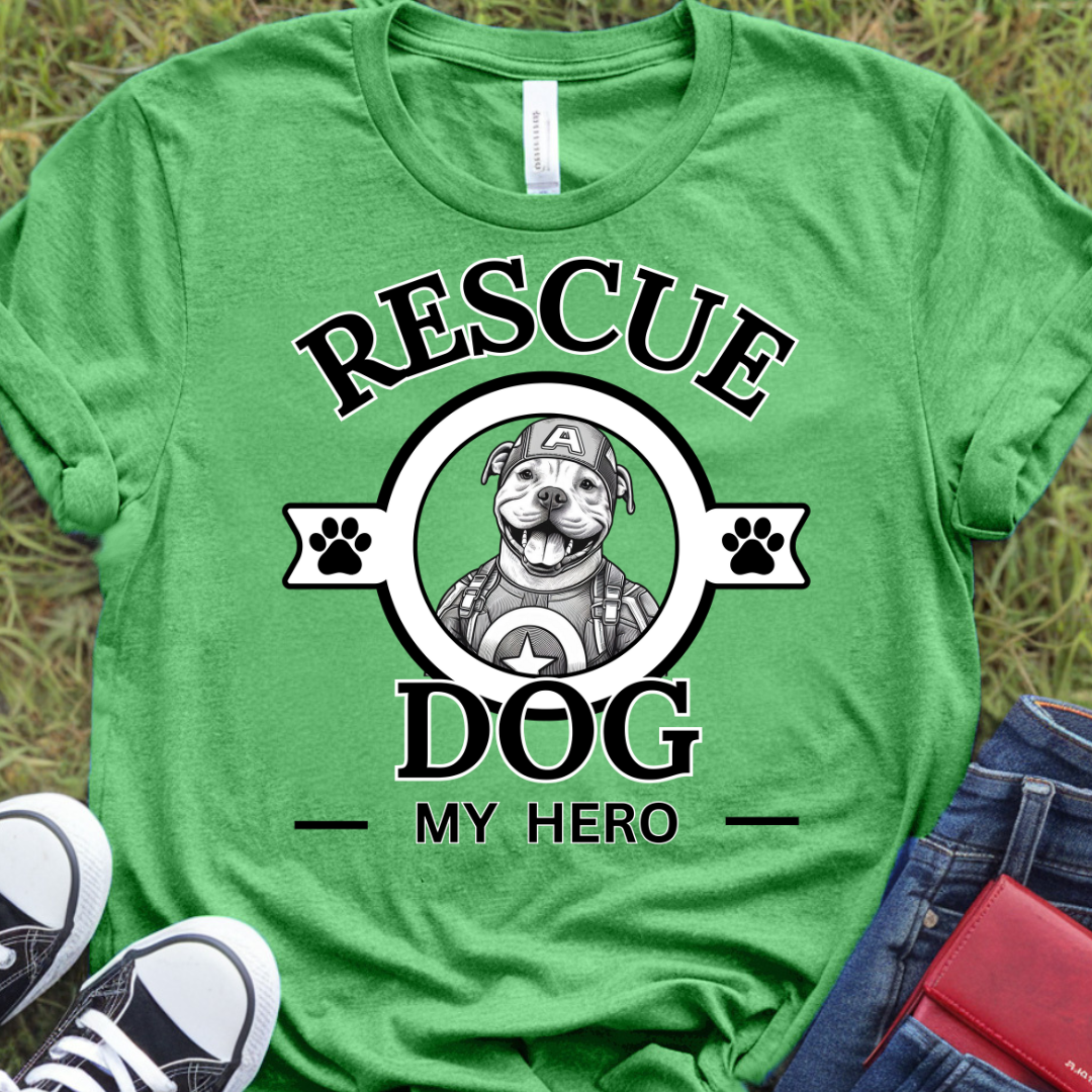 Rescue dog my hero Pit