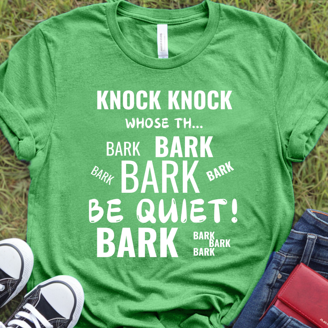 Knock knock Bark bark