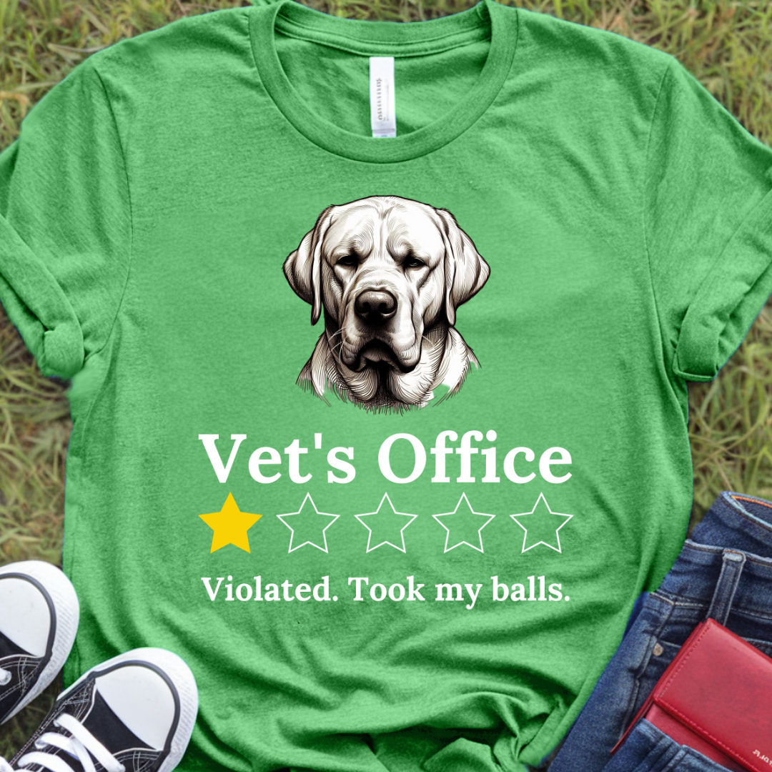 Vet's Office Violated. Took my balls Lab