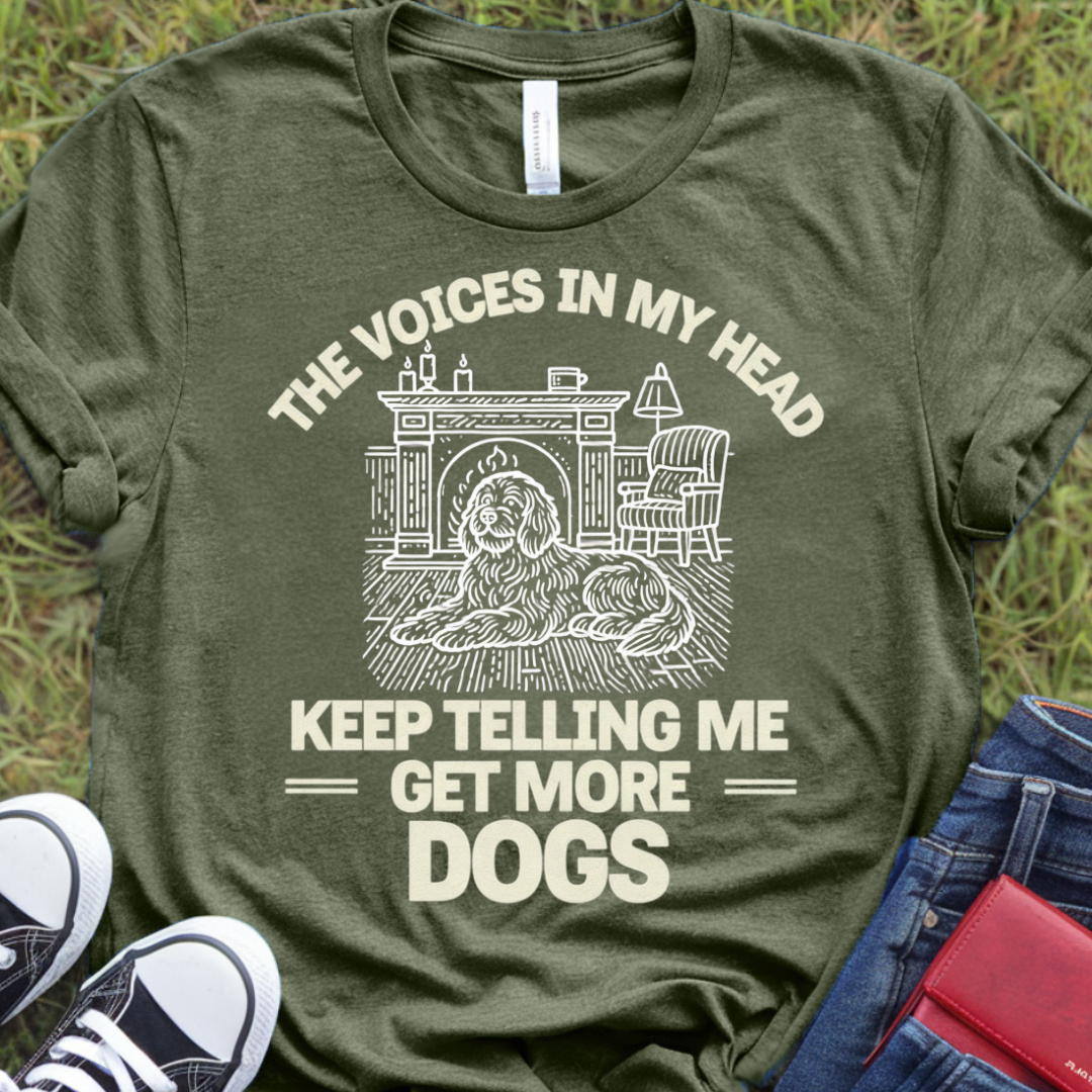 Voices in my head Dog T-Shirt