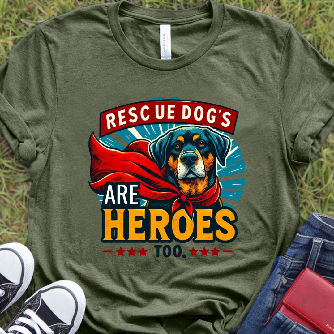 Rescue dogs are heroes too