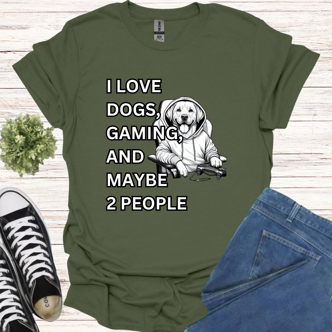 I love dogs, gaming, and maybe 2 people Lab