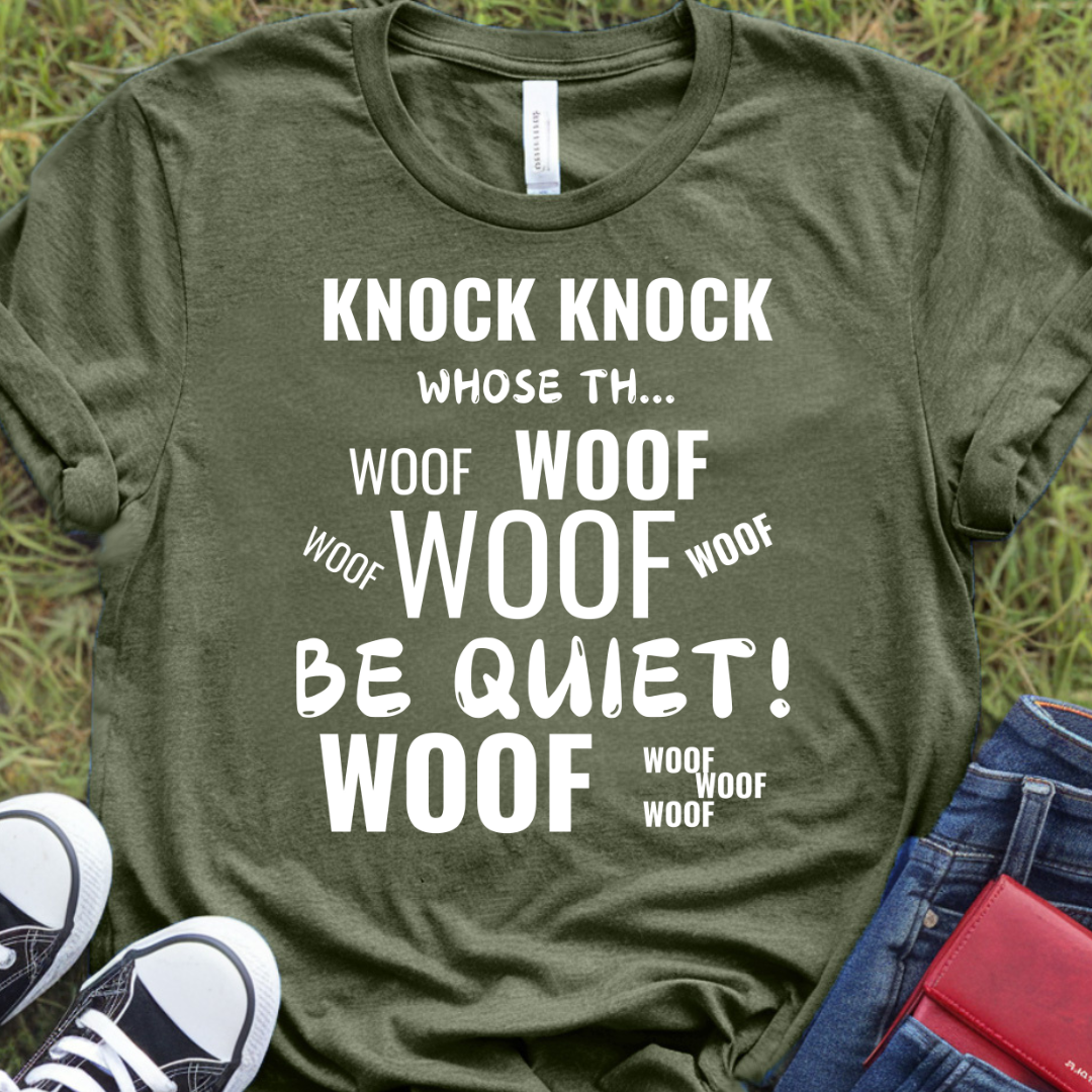 Knock knock woof woof