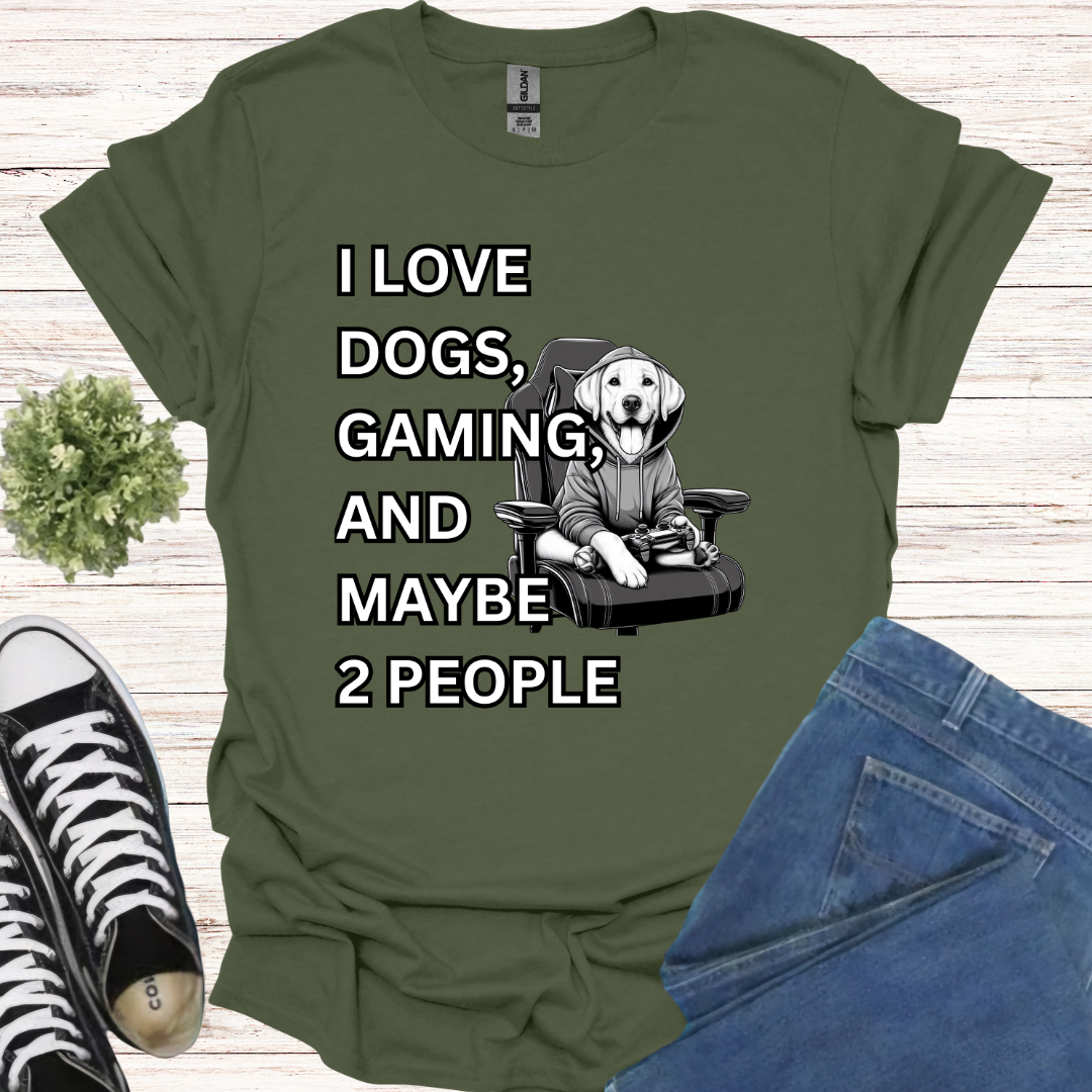 I love dogs, gaming, and maybe 2 people Lab