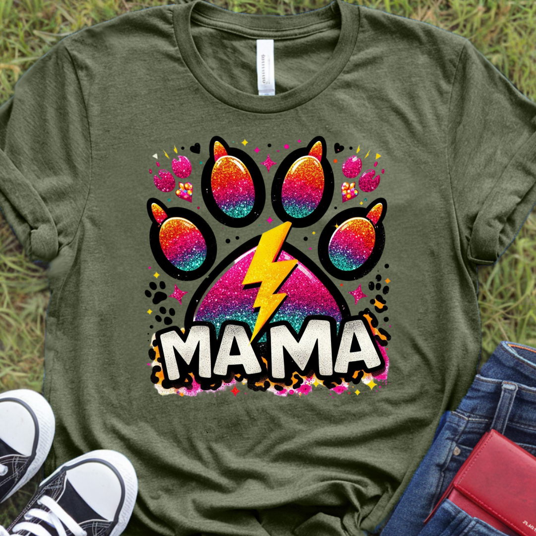 Dog paw mama