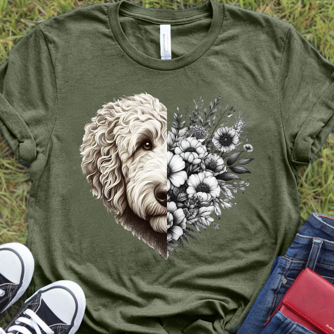 Goldendoodle heart