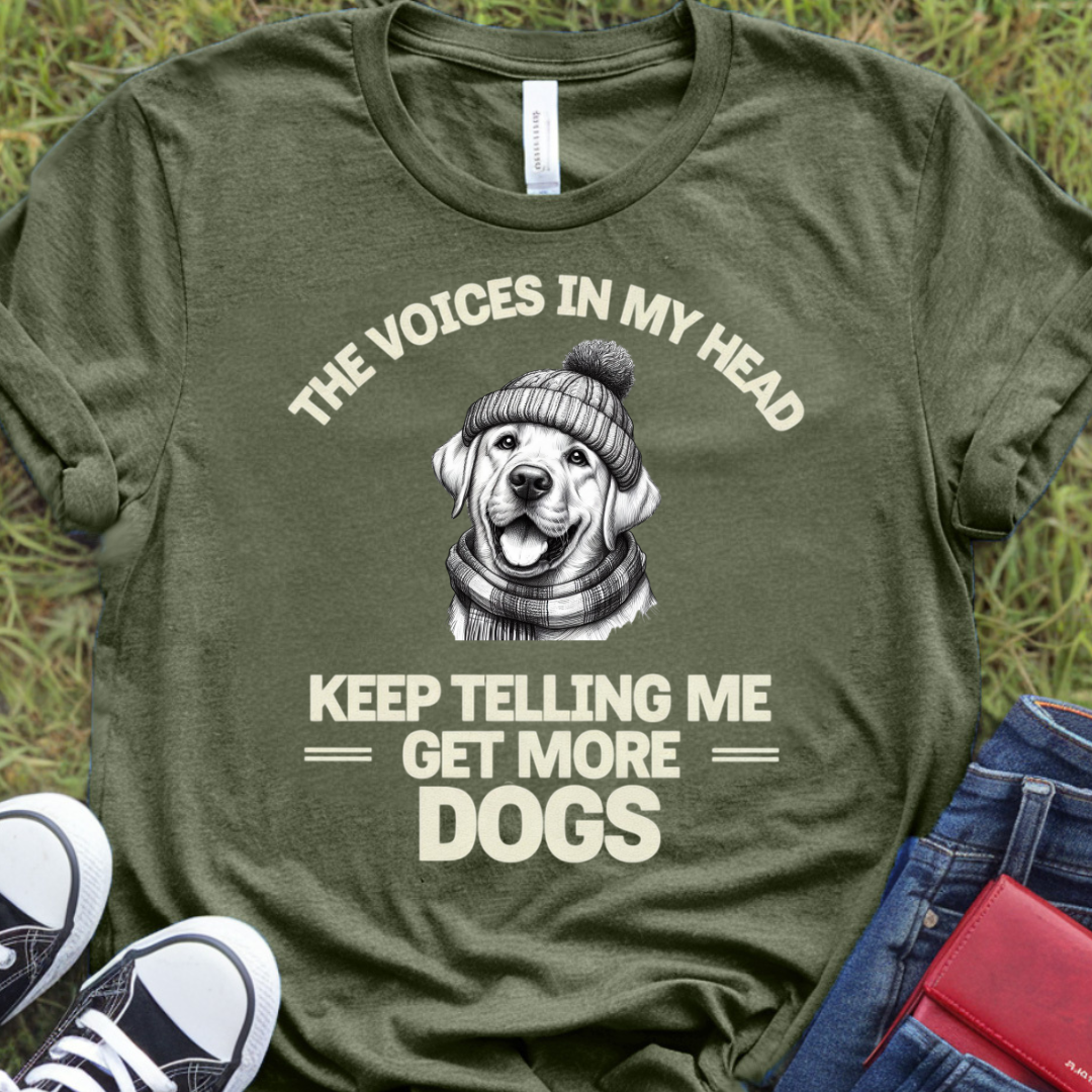 Voices in my head Dog T-Shirt