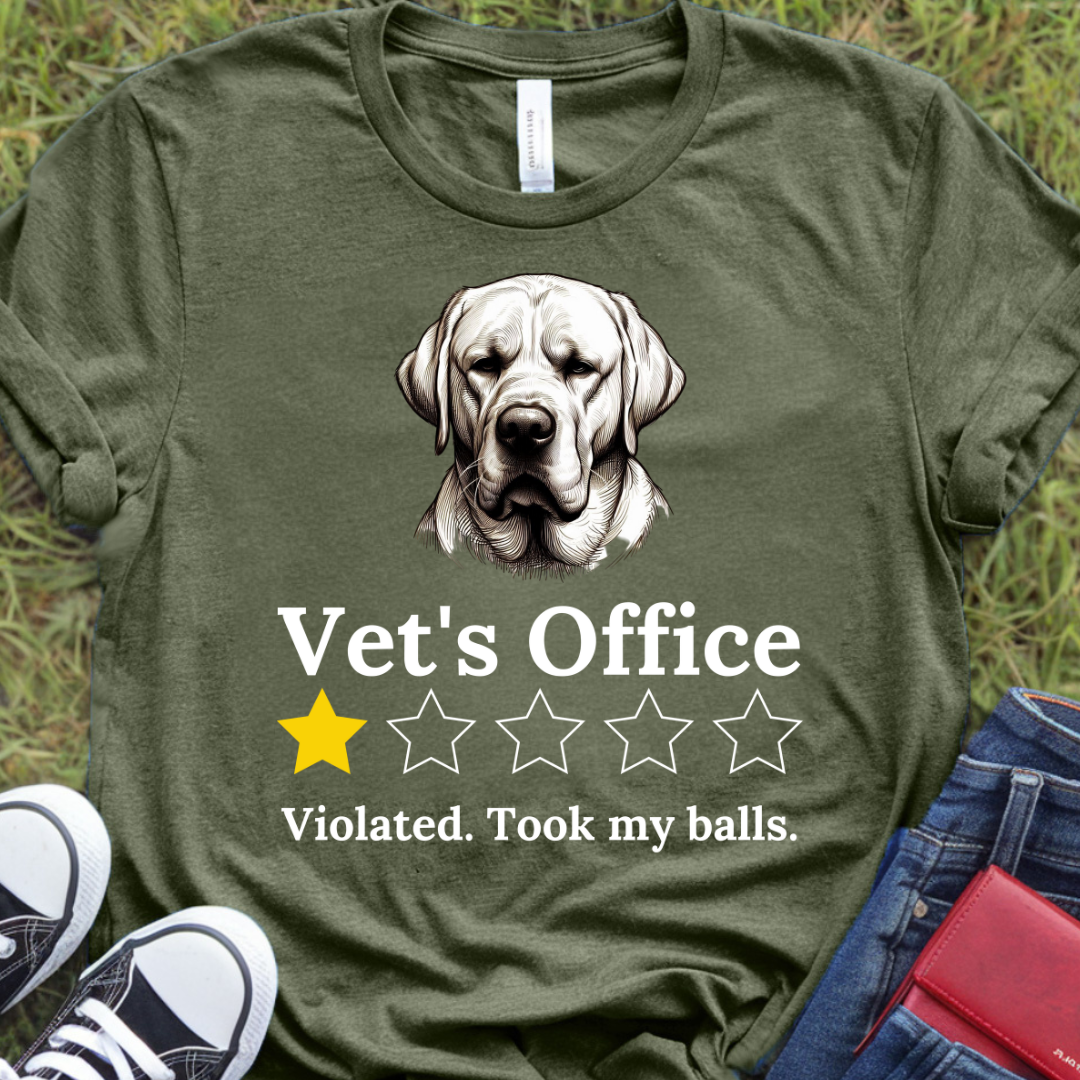 Vet's Office Violated. Took my balls Lab