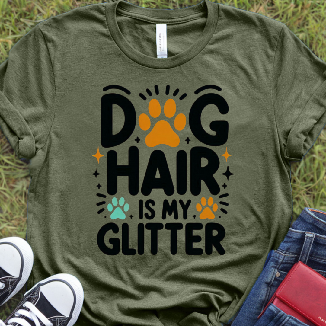 Dog hair is my glitter