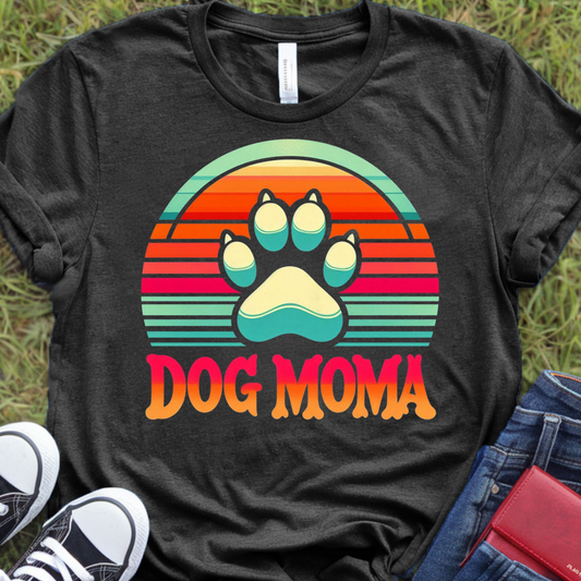 Dog Moma sunset paw