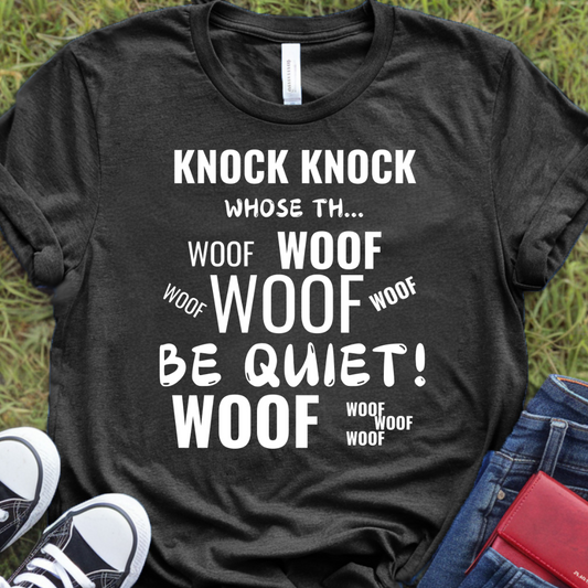 Knock knock woof woof