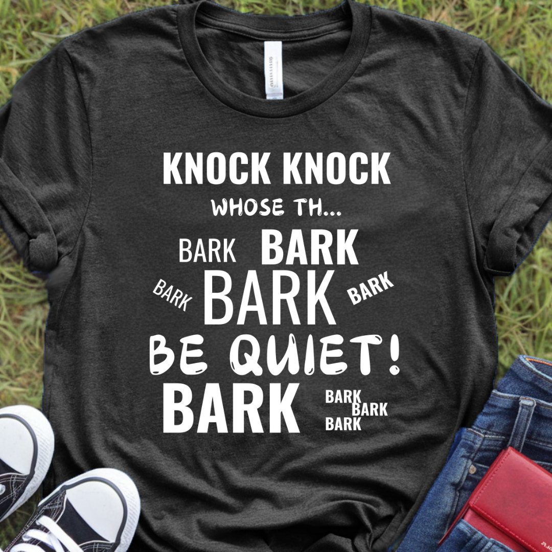 Knock knock Bark bark