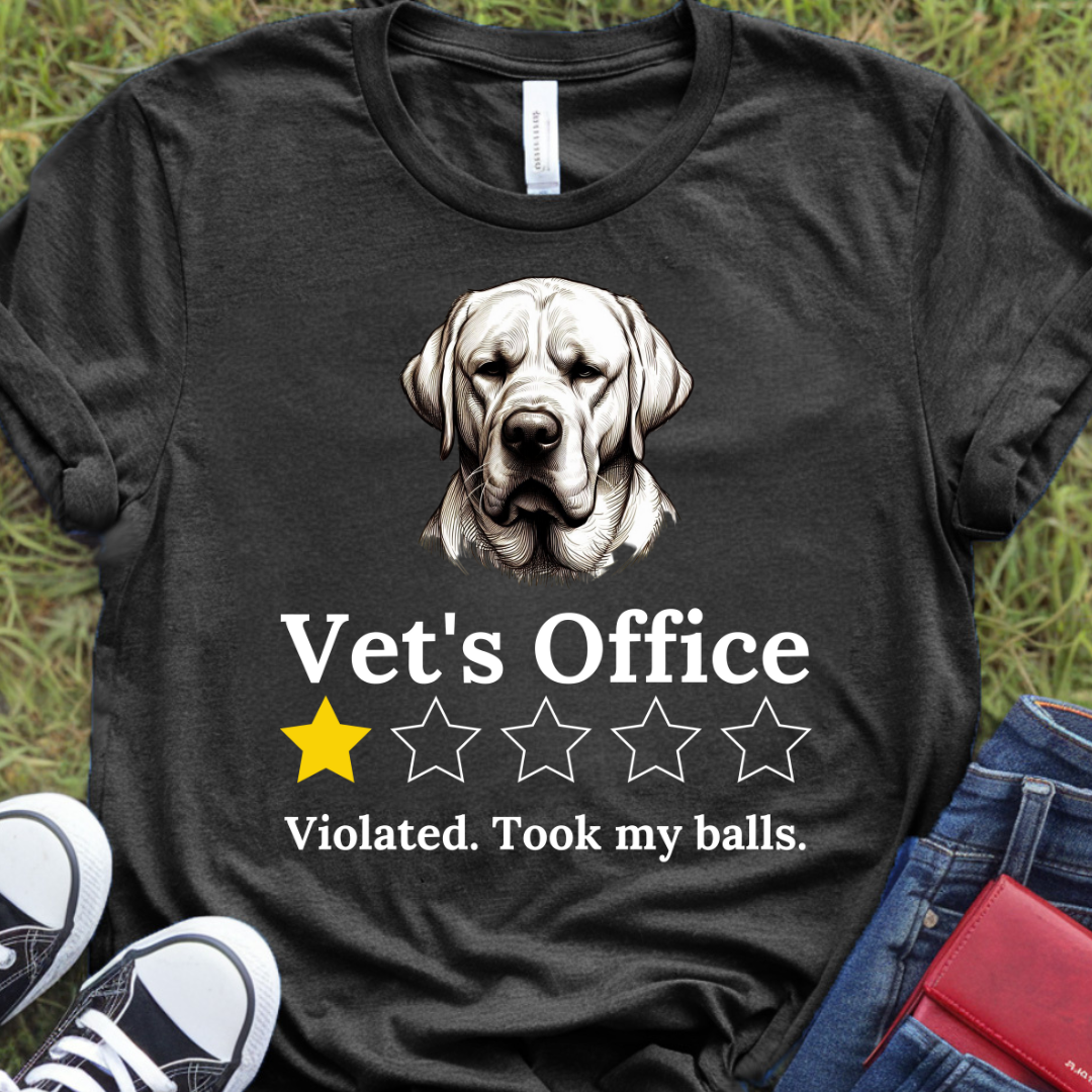 Vet's Office Violated. Took my balls Lab