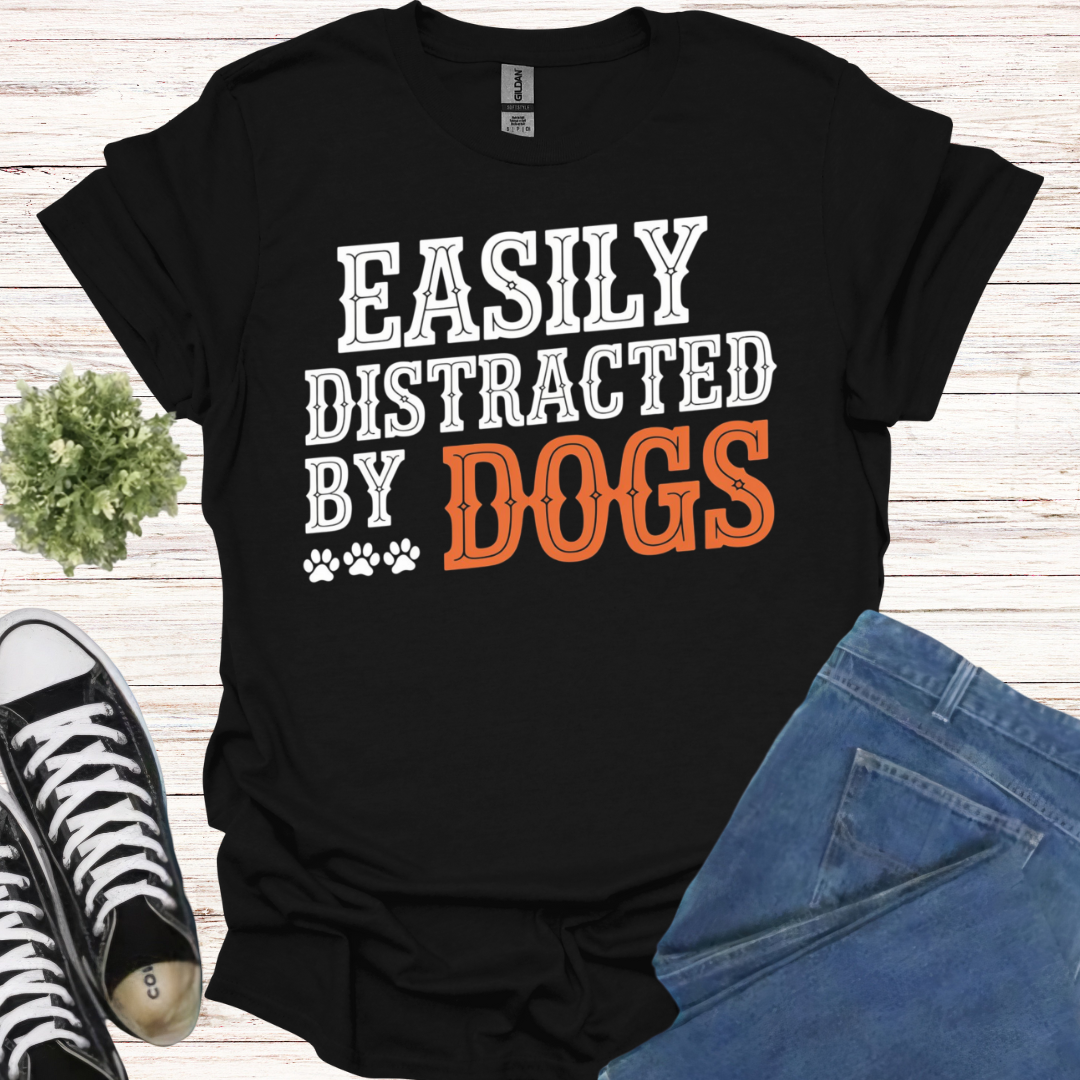 Easily distracted by dogs