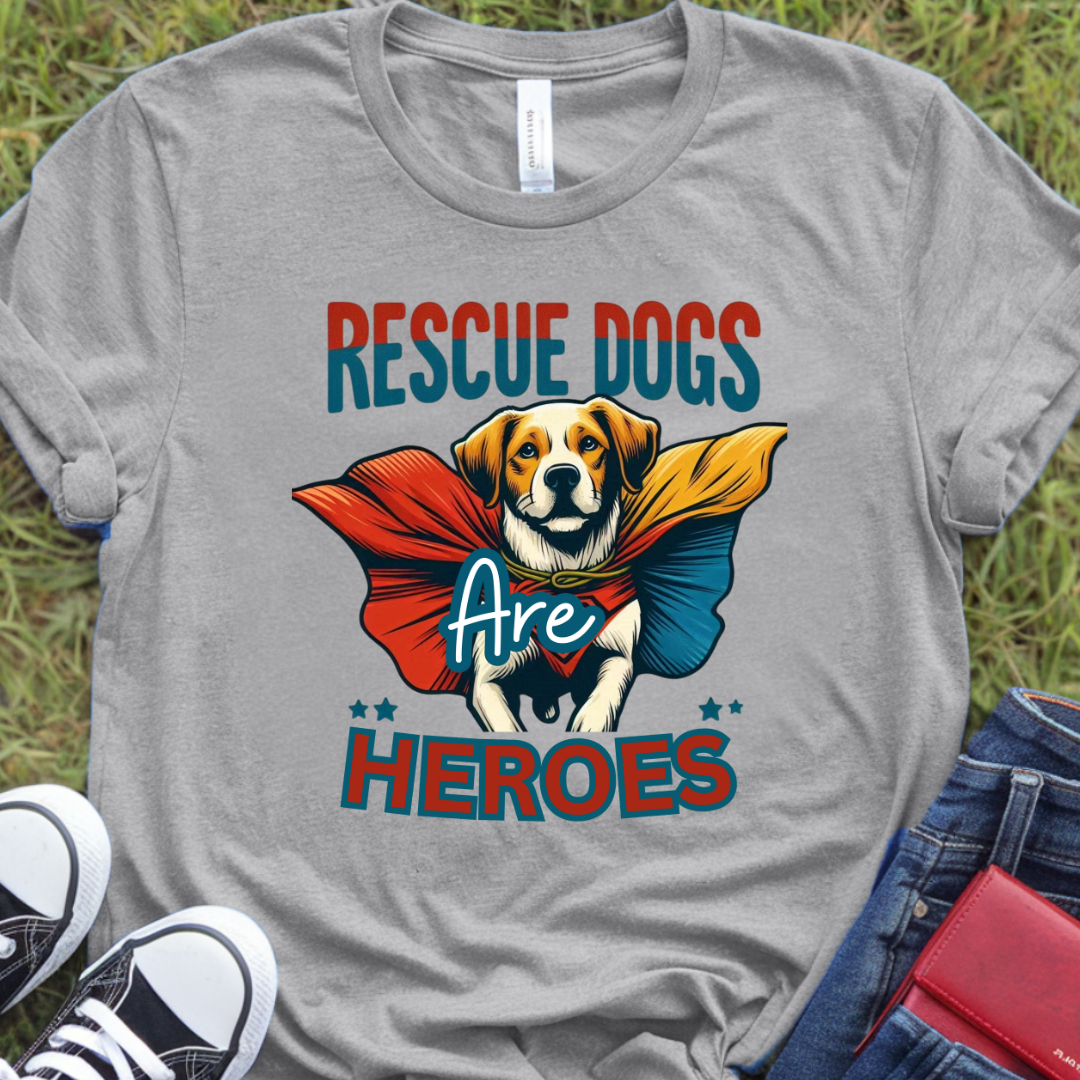 Rescue dogs are heroes too