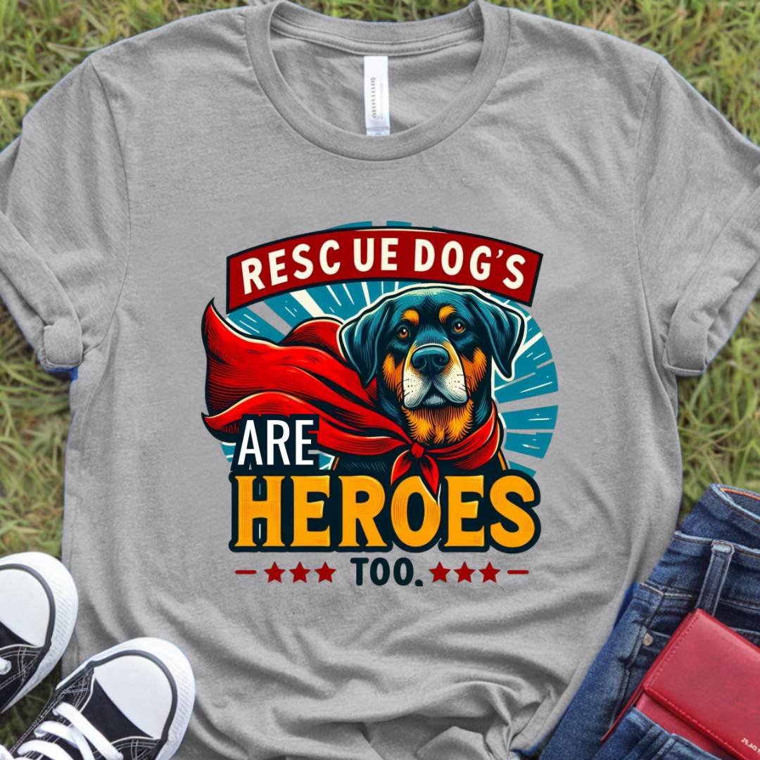 Rescue dogs are heroes too