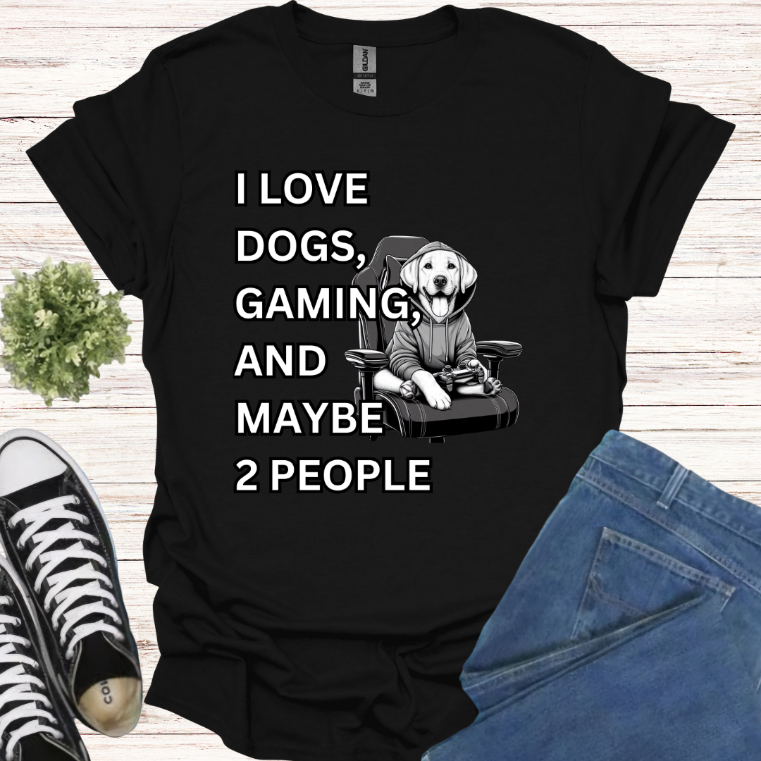 I love dogs, gaming, and maybe 2 people Lab