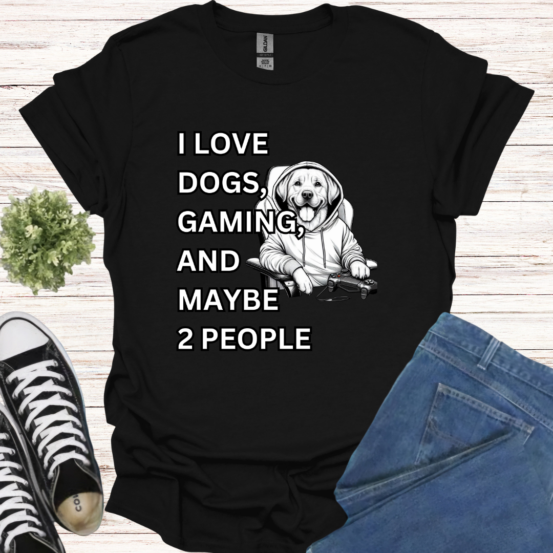 I love dogs, gaming, and maybe 2 people Lab