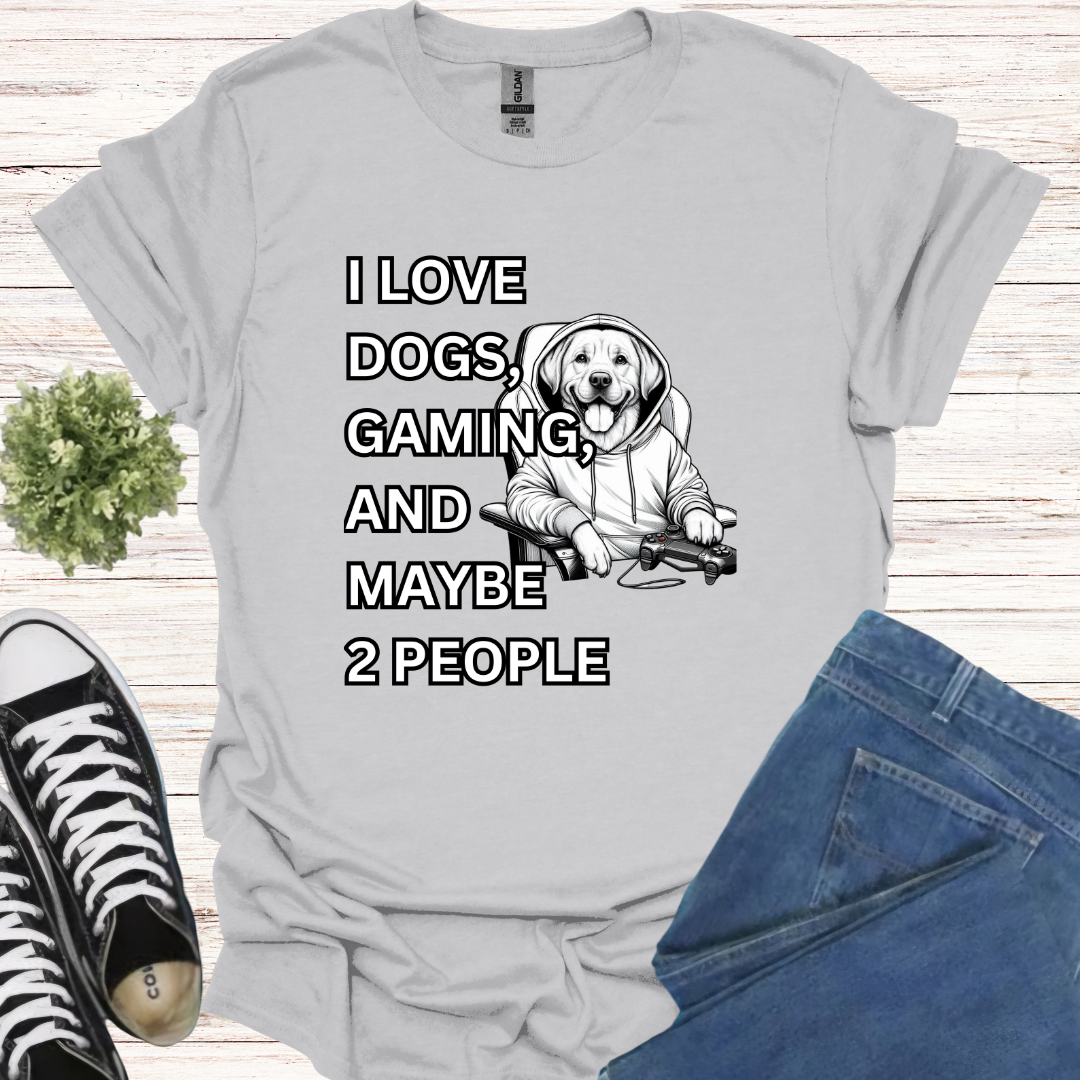 I love dogs, gaming, and maybe 2 people Lab