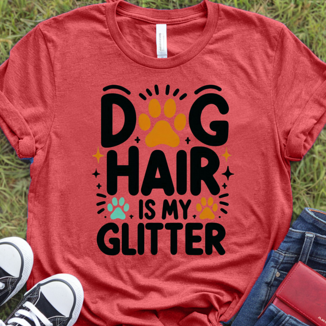 Dog hair is my glitter