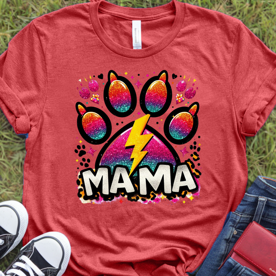 Dog paw mama