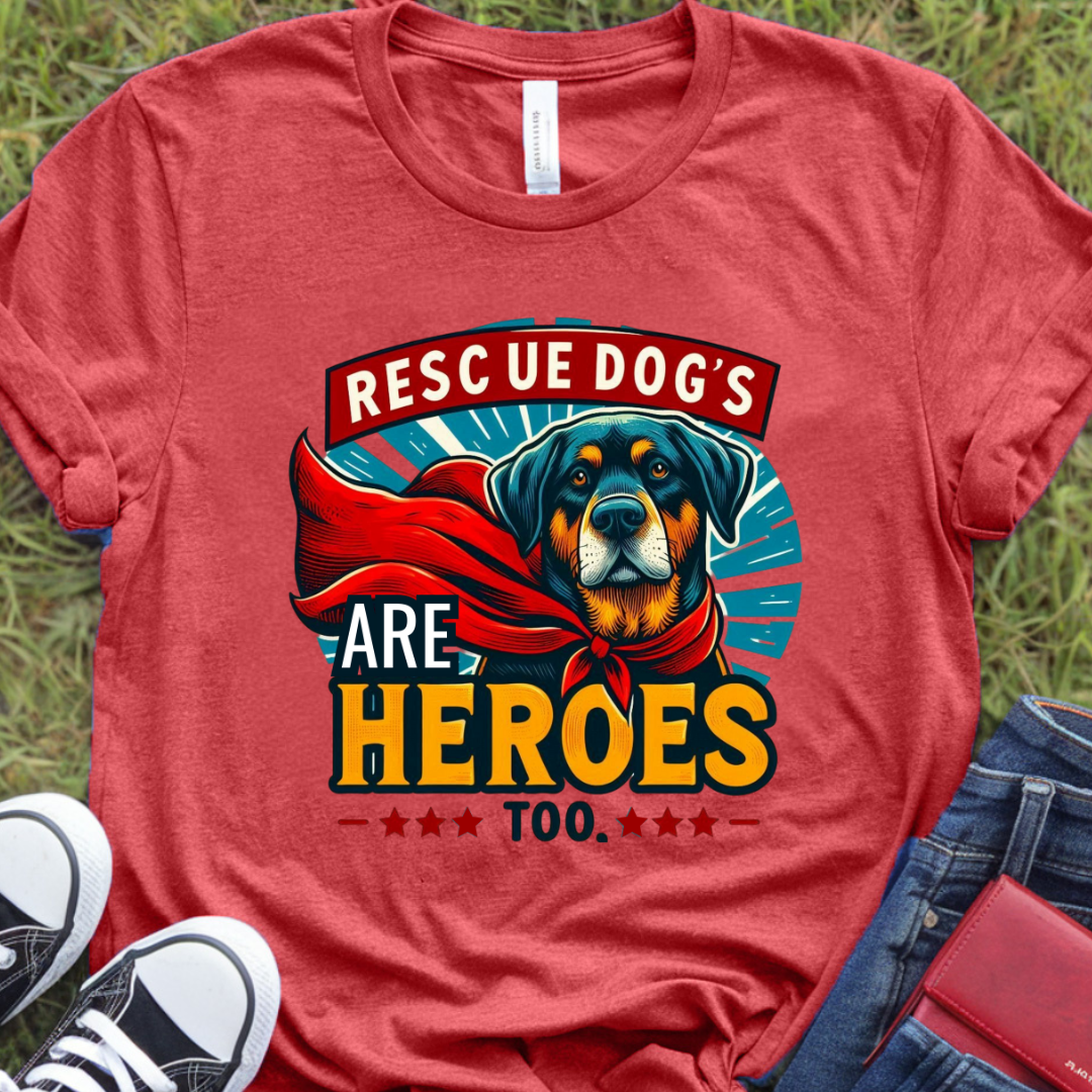 Rescue dogs are heroes too