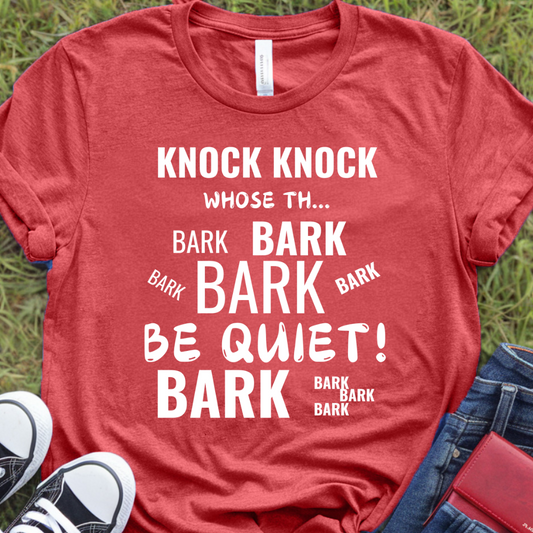 Knock knock Bark bark