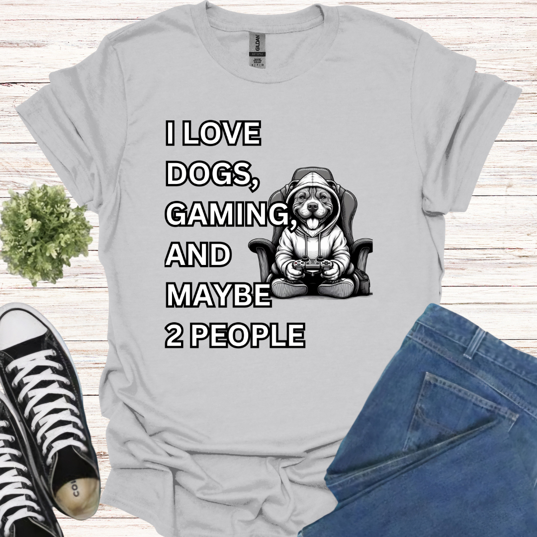 I love dogs, gaming, and maybe 2 people Pit